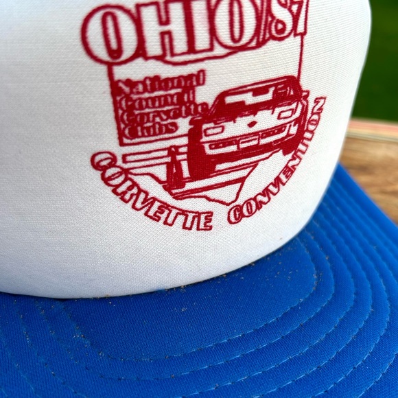 🎉HOST PICK🎉Vintage ‘87 Ohio Corvette Trucker Hat Snapback Hat Baseball - Picture 6 of 6